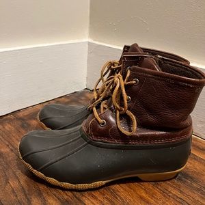 Sperry Duck Boots Size 8M